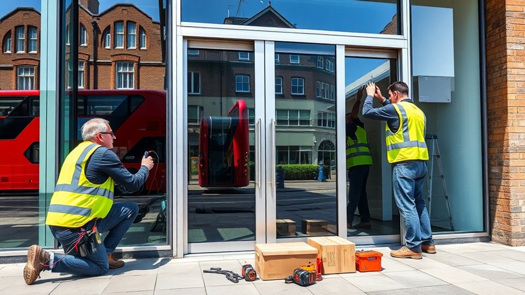 Automatic Door Installation Penge