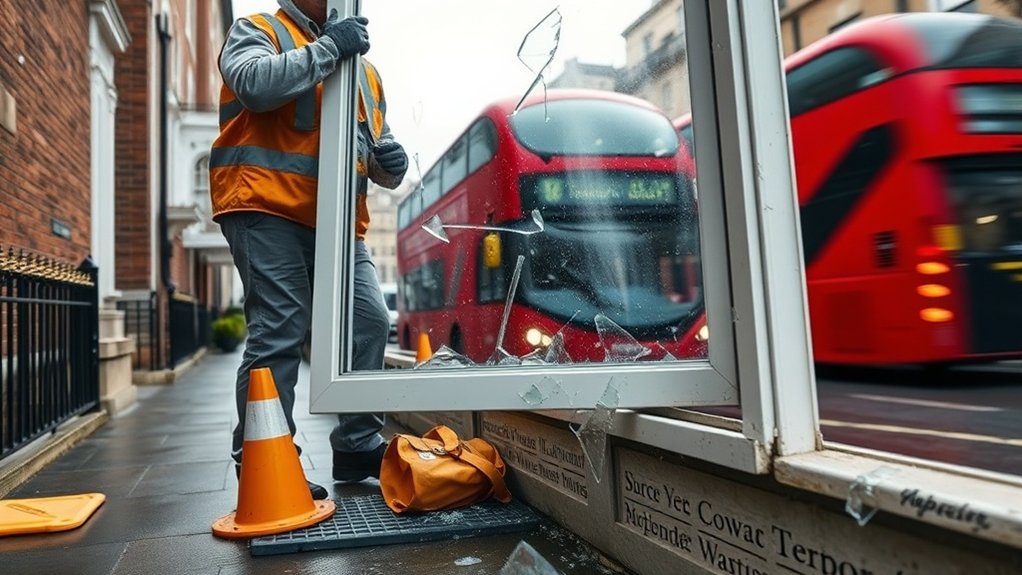 Broken Glass Replacement Penge
