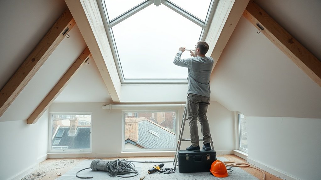 Electric Skylight Installation Penge