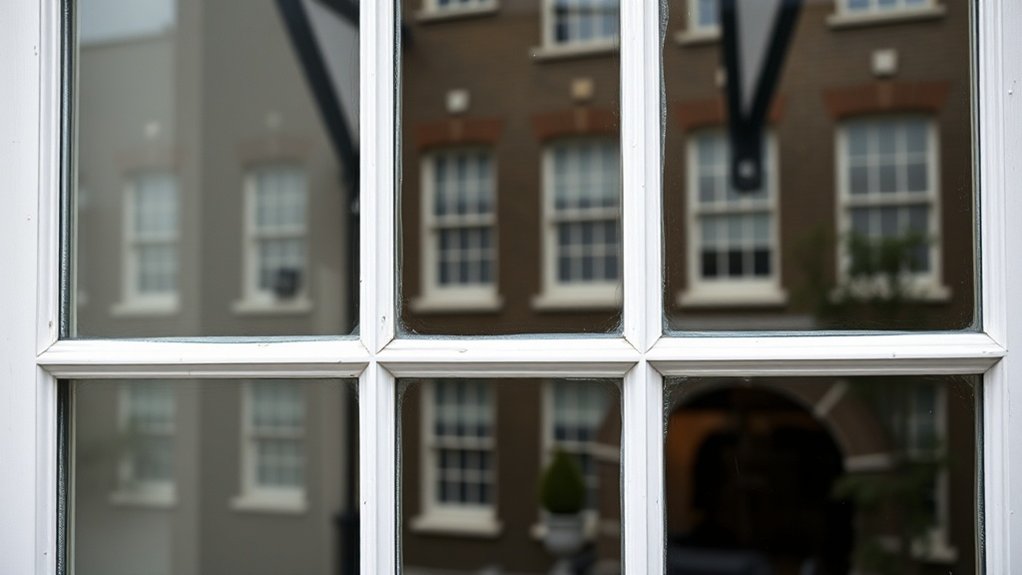 Georgian Bar Leaded Glass Penge
