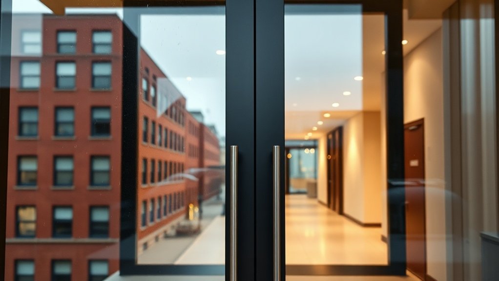 Glass Doors Kent House