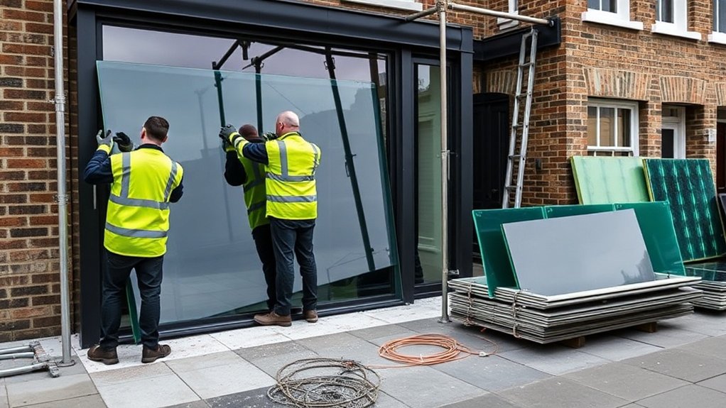 Low-E Glass Installation Penge